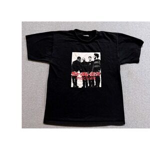 Vintage Static-X Machine Tour Shirt Mens Large Single Stitch All Sport Roxy